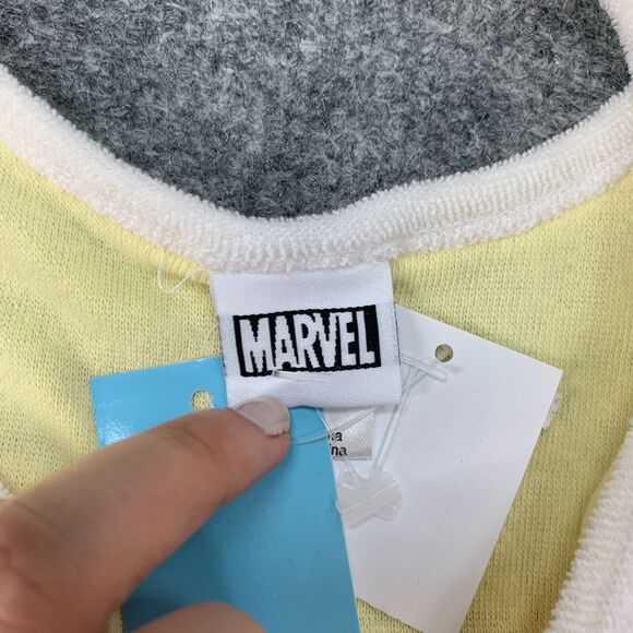 Marvel Captain America Romper Women S Small Terry Cloth Drawstring Shorty Shorts - Picture 5 of 13